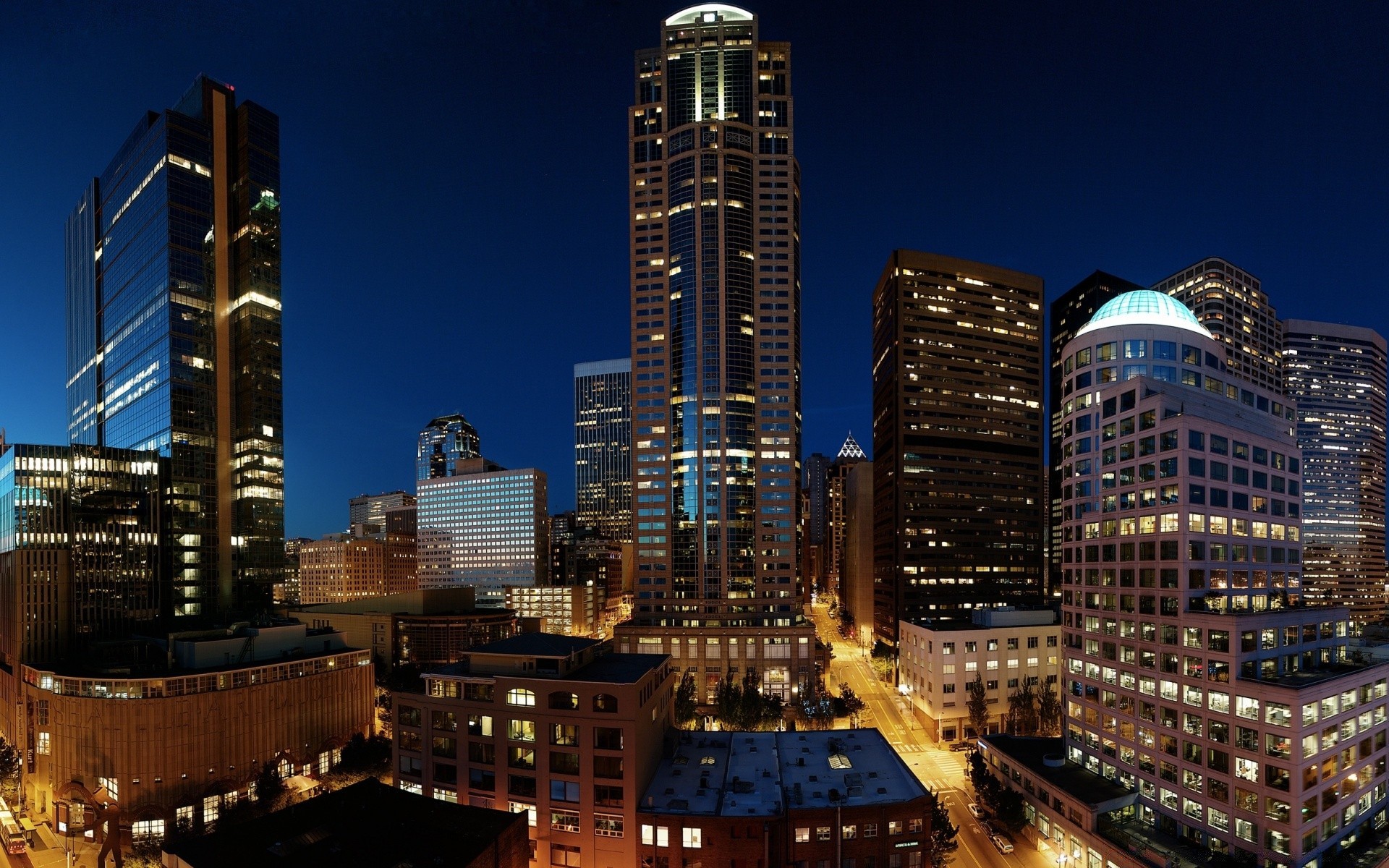 amerika stadt architektur wolkenkratzer skyline innenstadt stadt haus dämmerung büro urban turm himmel reisen modern wirtschaft hoch abend hintergrundbeleuchtung finanzen