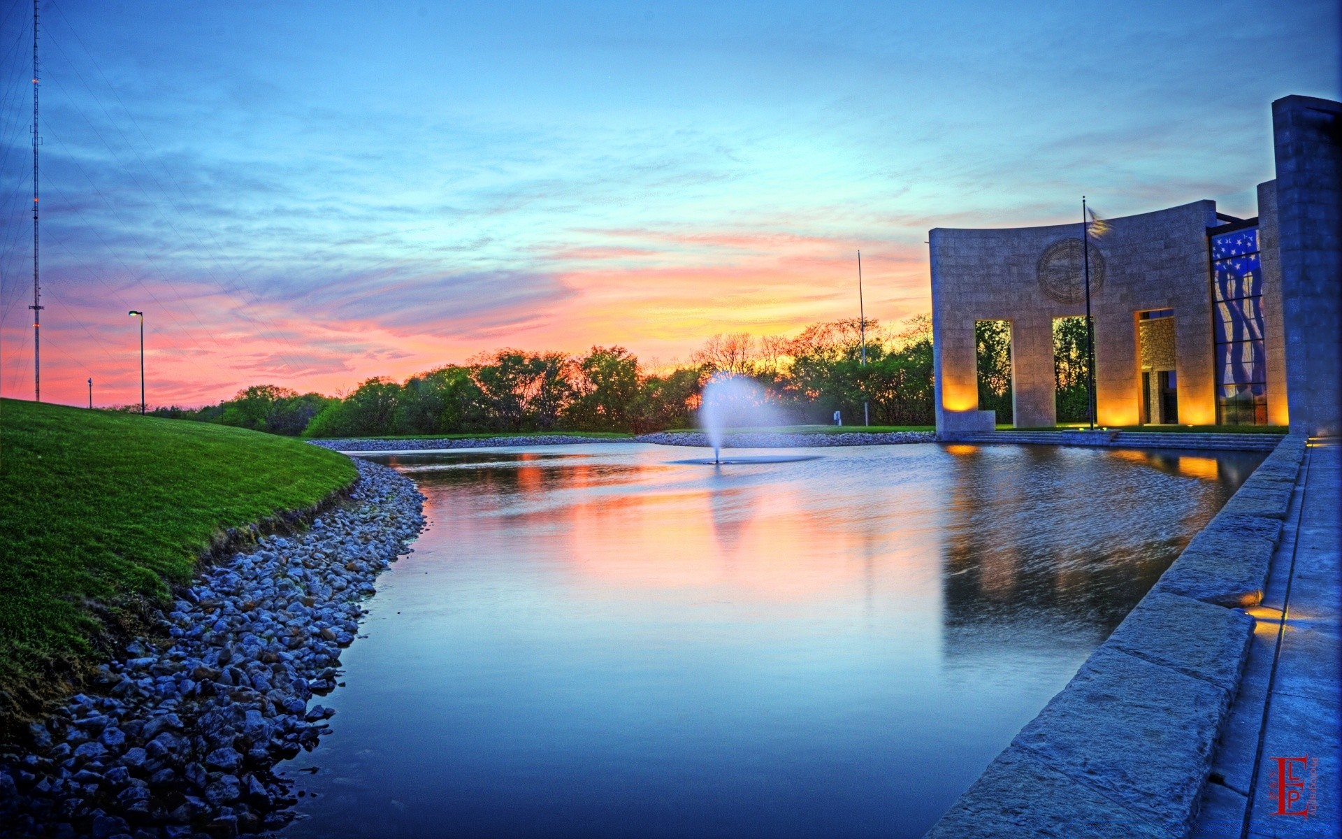 america water river travel architecture sky outdoors reflection sunset bridge dusk evening city dawn building lake