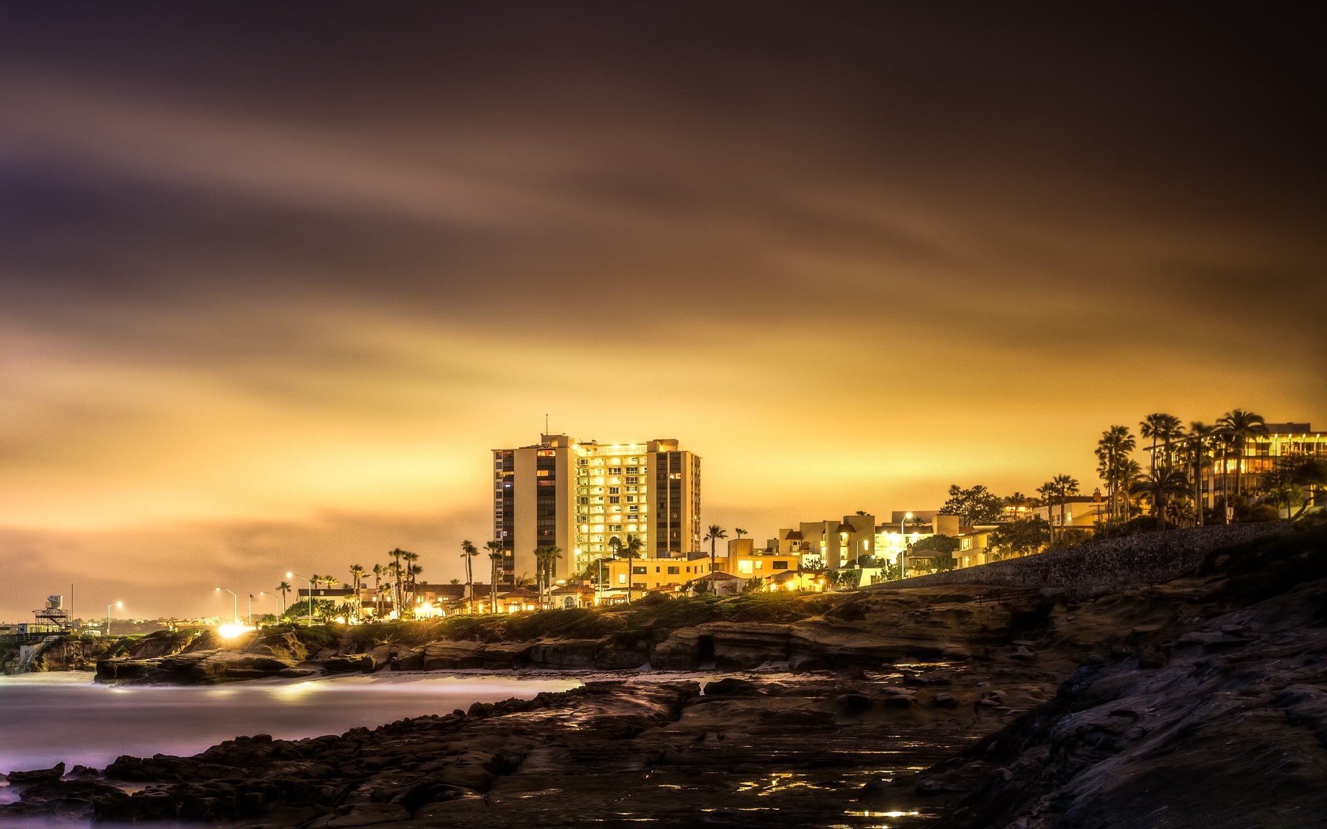 america tramonto città acqua skyline città architettura cielo centro viaggi sera alba crepuscolo spiaggia mare casa grattacielo urbano fiume oceano