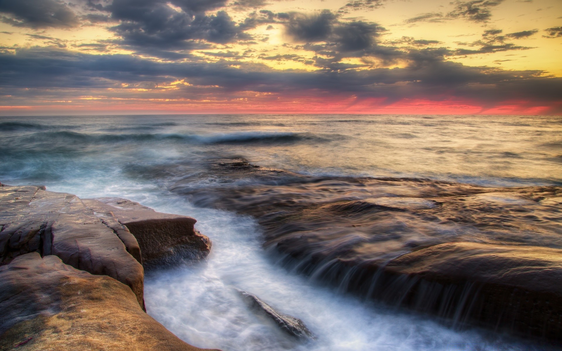 amérique eau coucher de soleil soir plage paysage crépuscule océan mer aube mer surf paysage voyage ciel