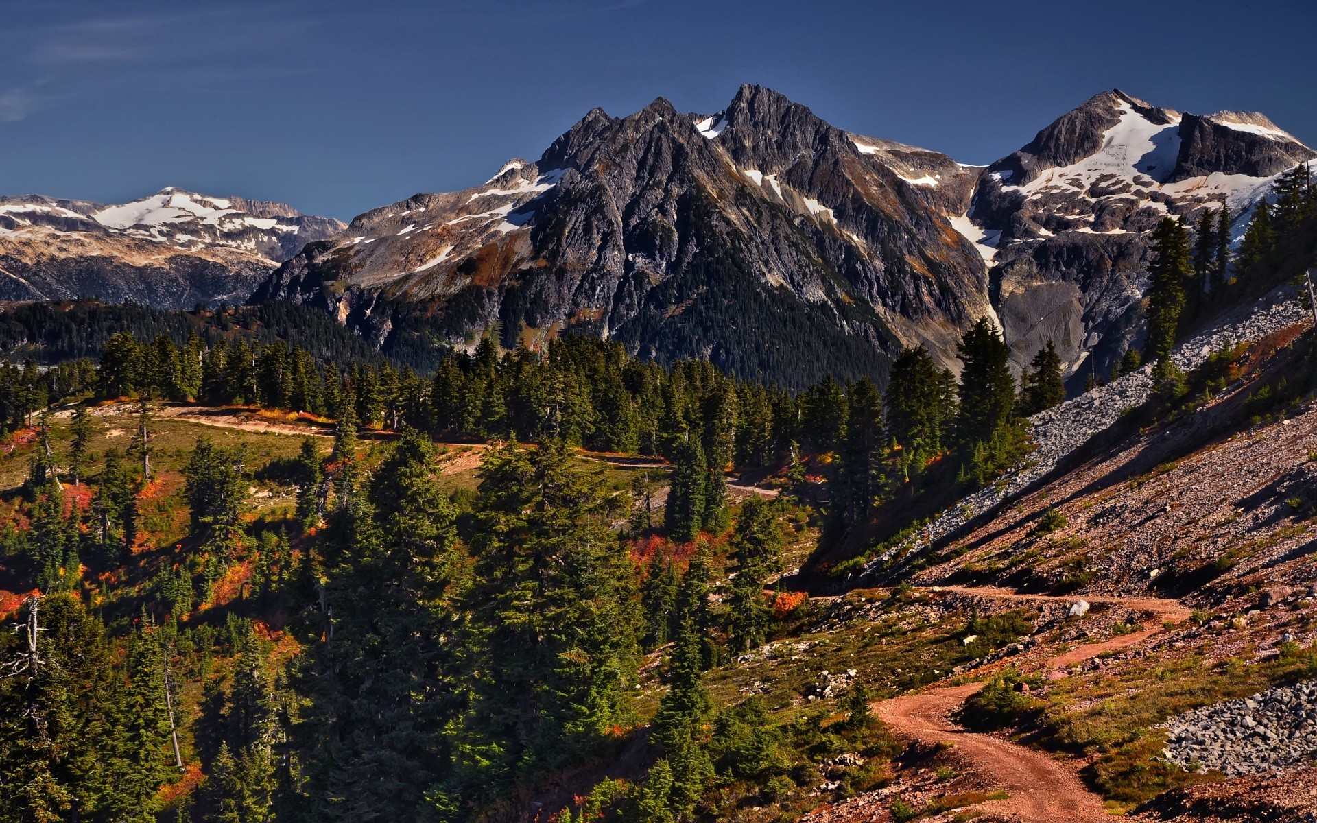 america montagna viaggi all aperto paesaggio natura cielo neve legno scenico valle autunno