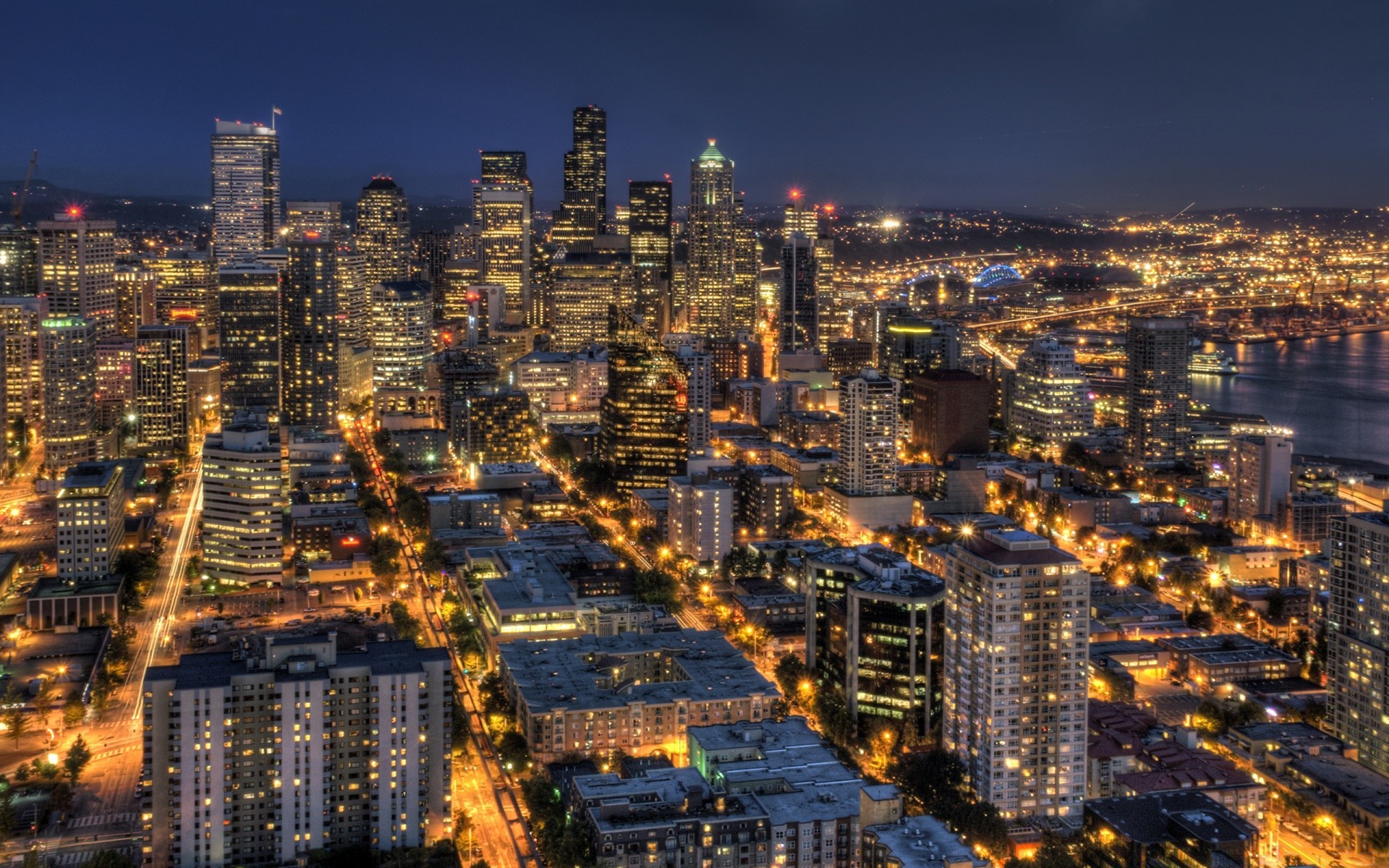 amérique ville ville skyline architecture gratte-ciel crépuscule urbain centre-ville maison voyage bureau soir moderne coucher de soleil panoramique rétro-éclairé haut tour spectacle affaires