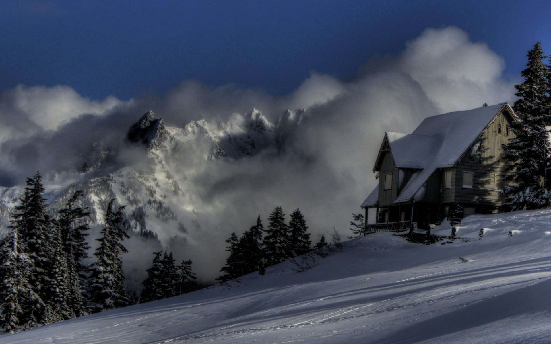 américa neve inverno montanhas frio gelo madeira paisagem