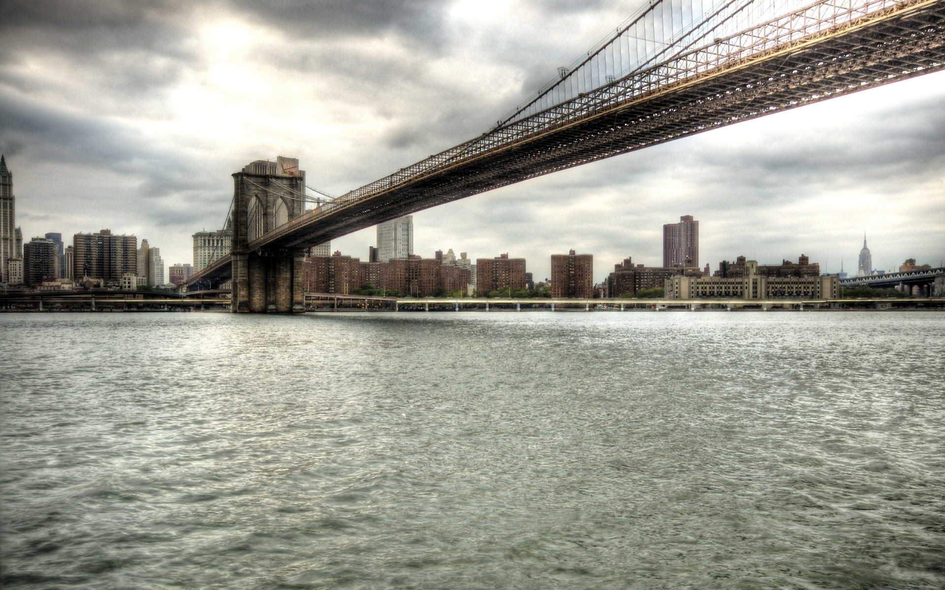 amerika brücke stadt fluss architektur wasser stadt skyline städtisch haus sehenswürdigkeit reisen himmel reflexion bau modern tourismus hängebrücke turm wolkenkratzer transportsystem