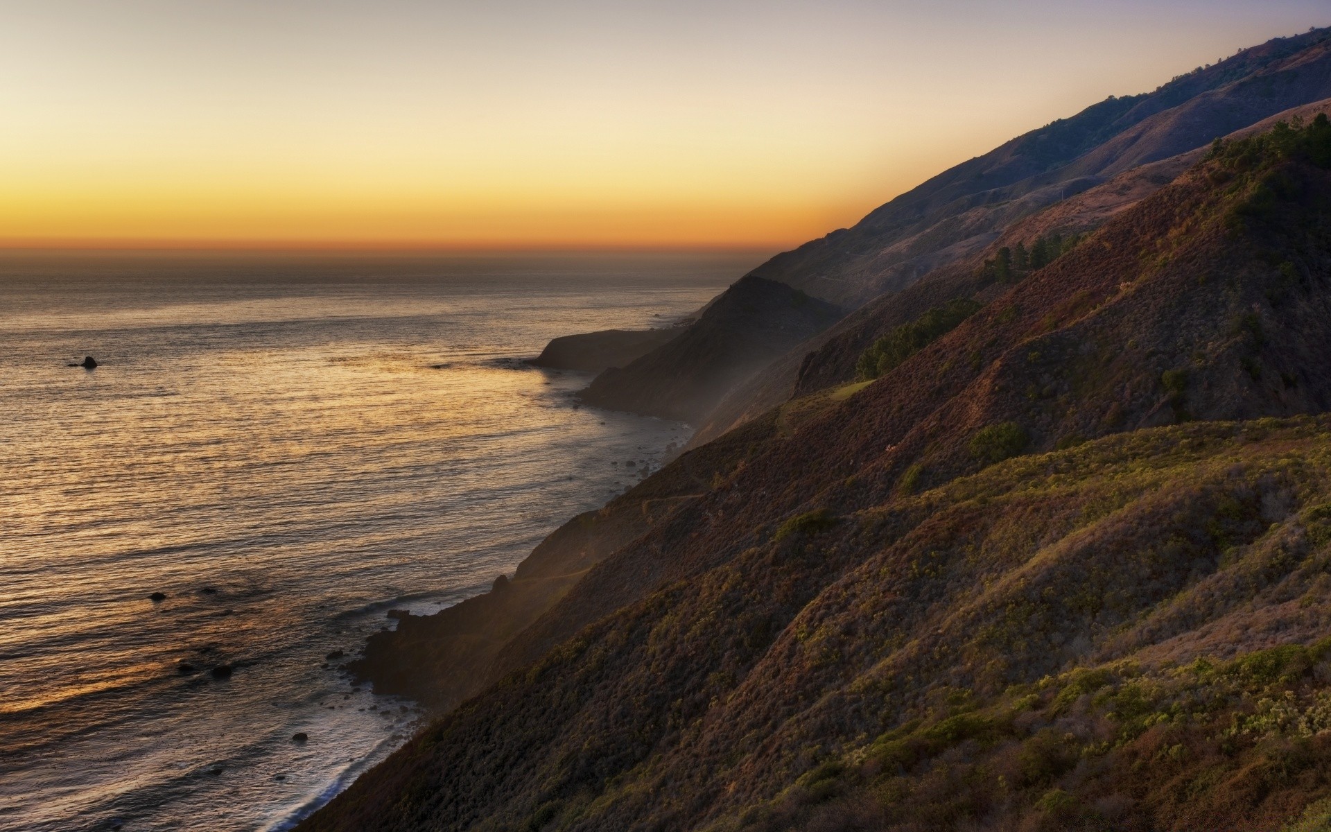 amerika wasser landschaft strand sonnenuntergang meer ozean meer himmel natur dämmerung reisen landschaft abend nebel im freien dämmerung berge