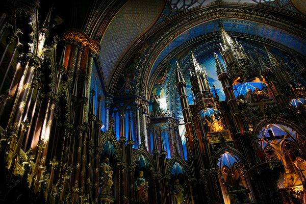 Arquitetura da Catedral. Religião americana