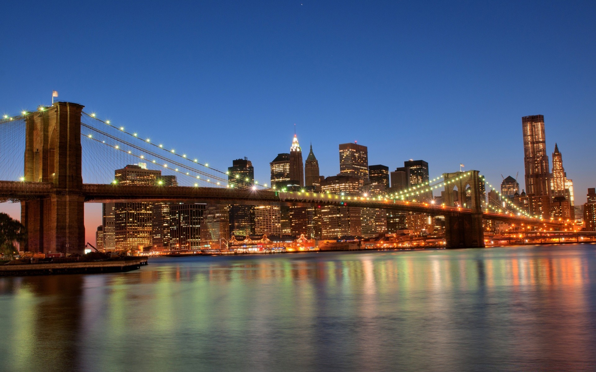 america architecture bridge city water travel dusk river sunset cityscape sky reflection downtown skyline evening building landmark urban illuminated tower