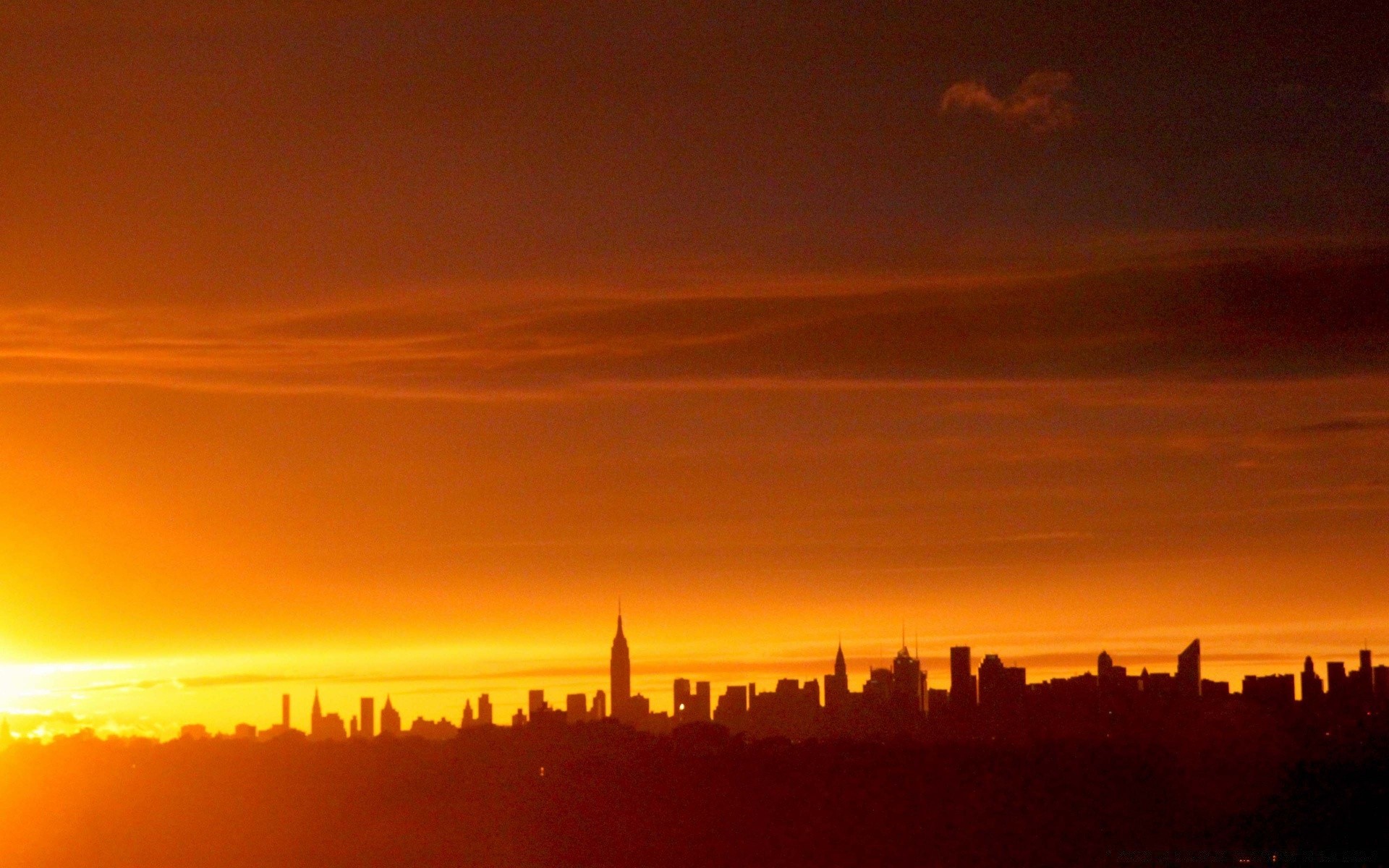 america tramonto alba sera silhouette crepuscolo illuminato cielo luce sole all aperto città