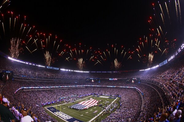 Estadio lleno celebra victoria