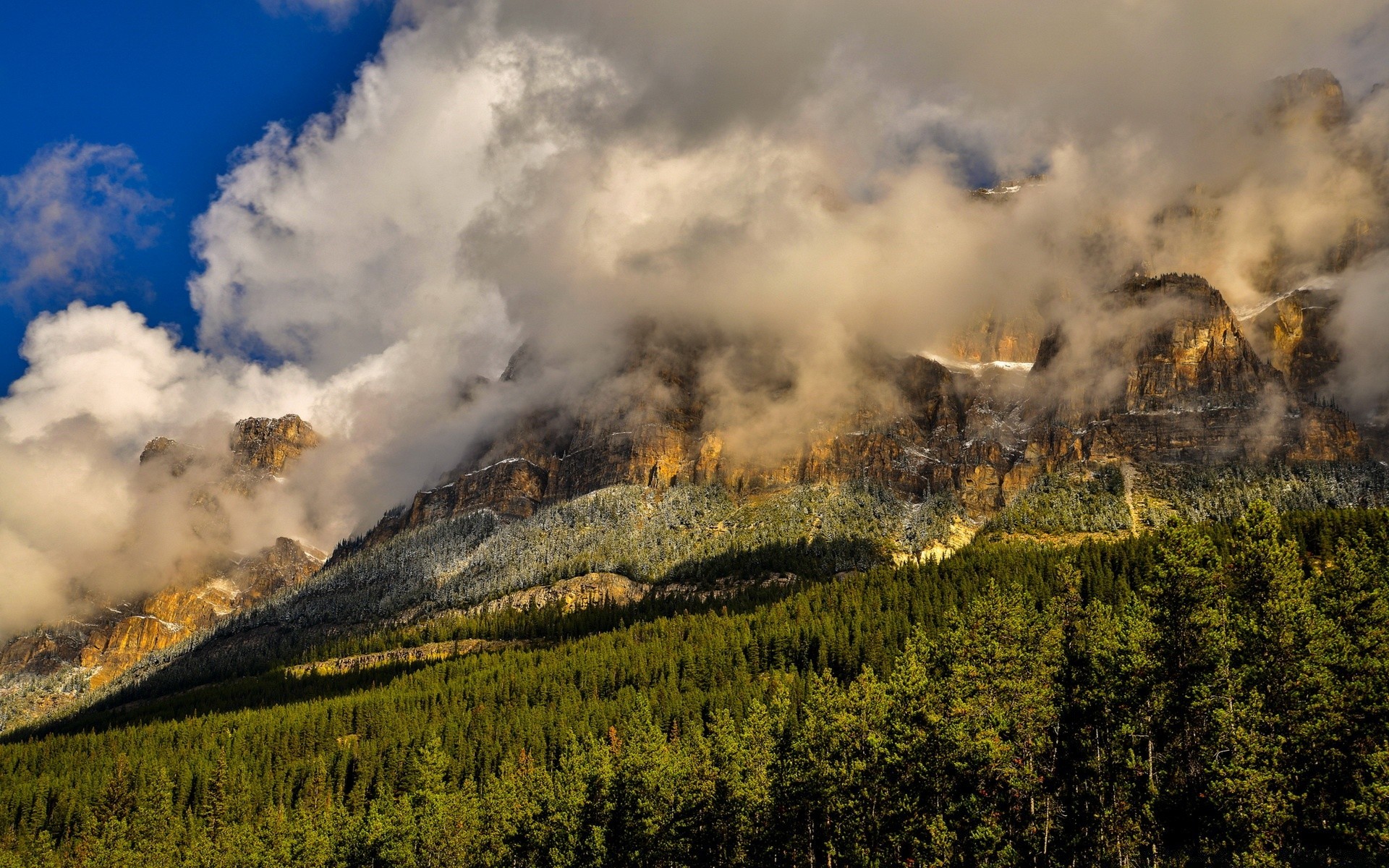 america montagna paesaggio cielo viaggi neve natura all aperto legno scenico nebbia