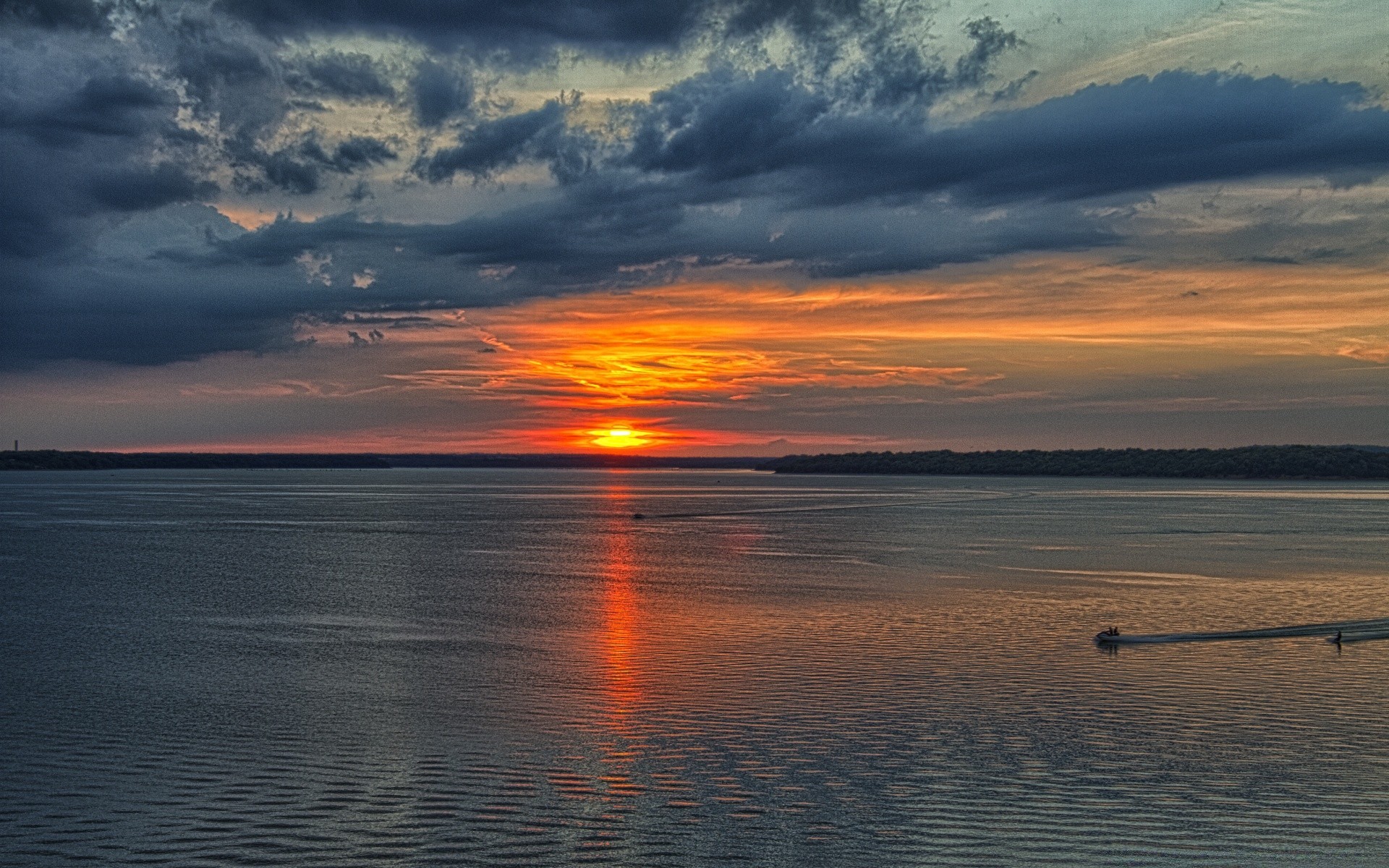 america tramonto acqua alba sole crepuscolo sera mare bel tempo