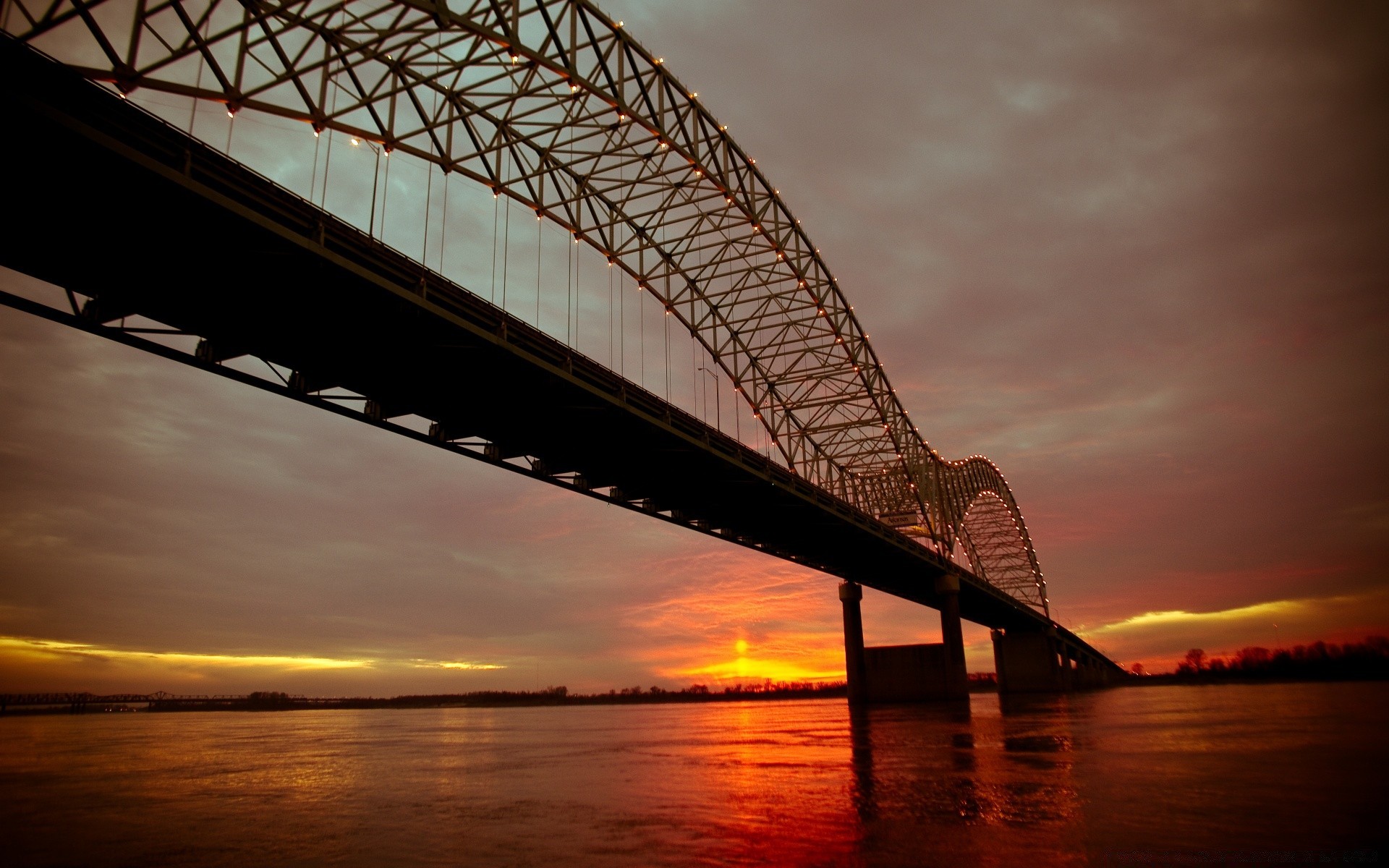 america bridge sunset water ocean evening sea dusk beach sky travel light dawn river landscape transportation system pier seashore bay architecture