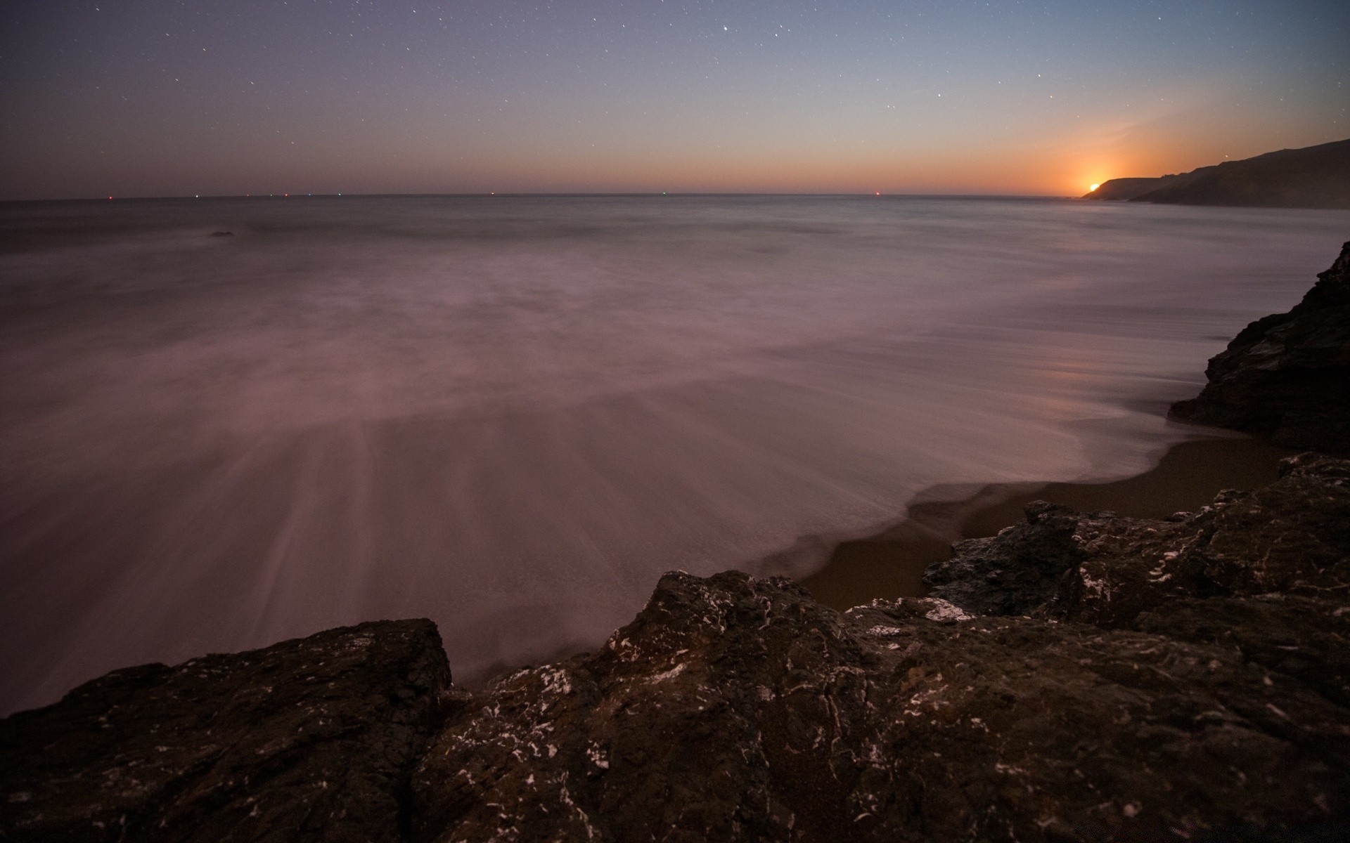 america sunset beach dawn water sea ocean landscape evening seascape seashore dusk sun sky