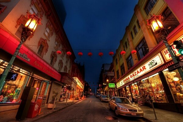 Street with red lights