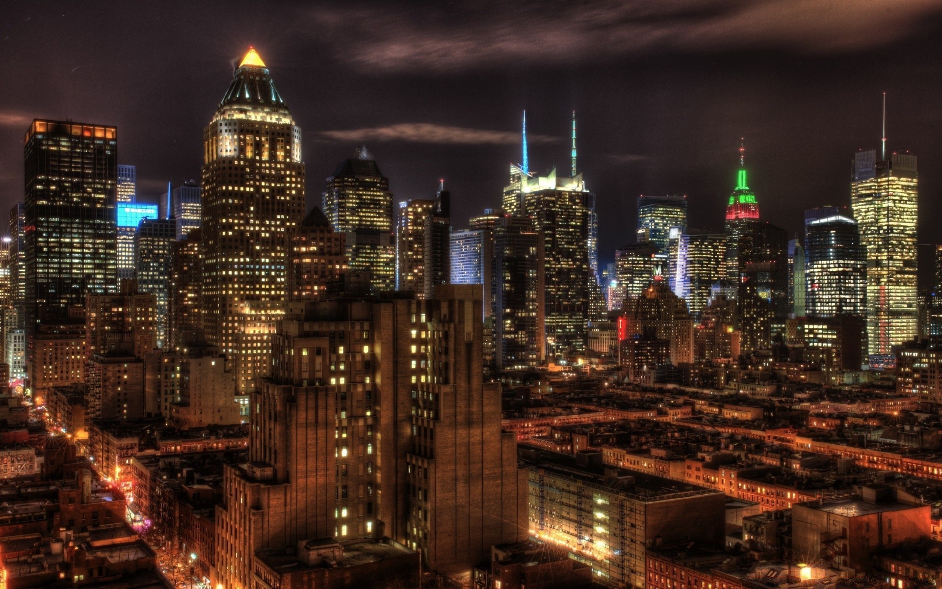 america city architecture skyline dusk cityscape travel evening downtown urban illuminated building skyscraper tower sky sunset bridge business