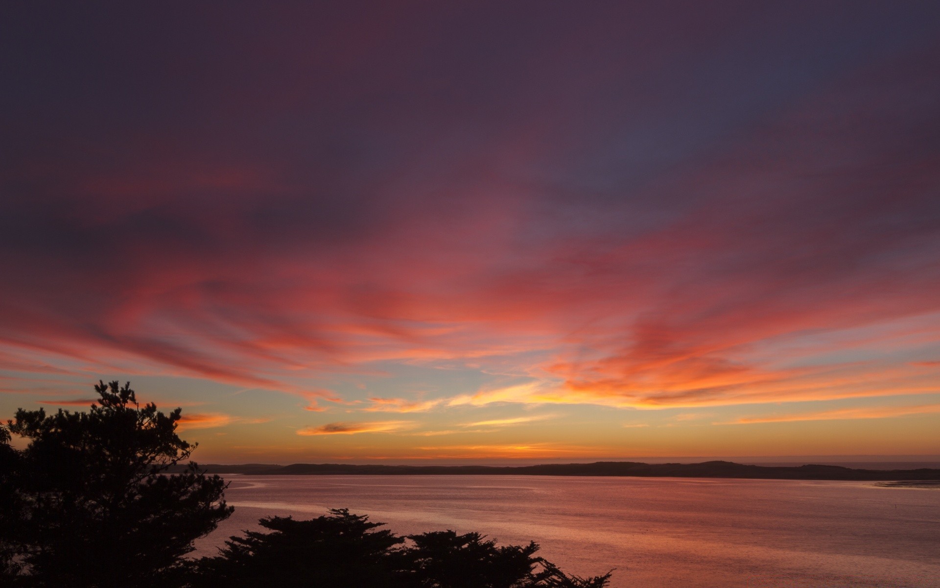 amérique coucher du soleil aube crépuscule soir eau soleil ciel nature paysage en plein air rétro-éclairé plage lac