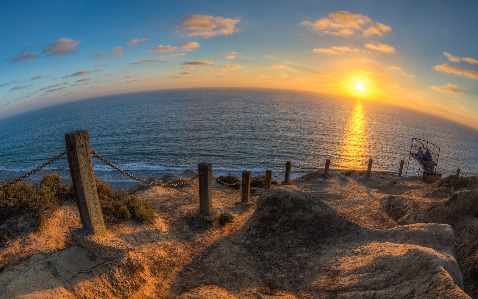 america sunset water ocean sea seashore dawn beach evening dusk landscape sun sky seascape scenic travel nature reflection light