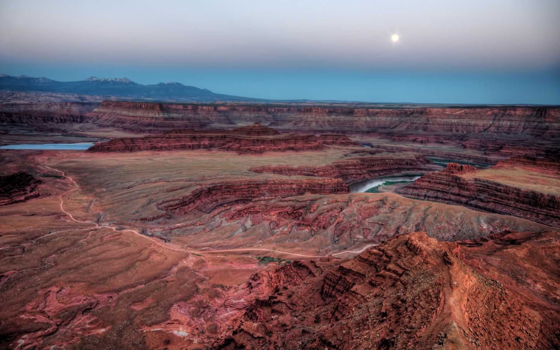 america landscape desert water travel scenic outdoors canyon nature rock geology sunset sand sky valley dawn sandstone mountain