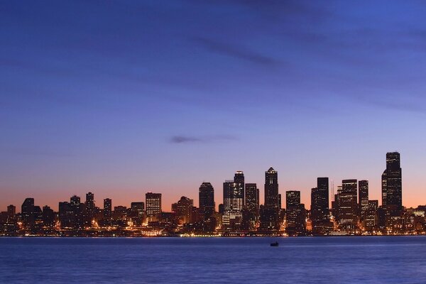 Foto de la ciudad desde el mar Sky Sky