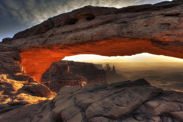 Bellissimo paesaggio nel deserto americano