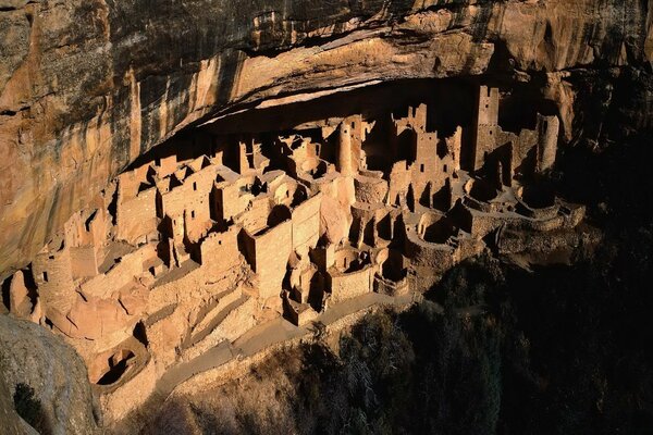 Uma caverna como uma pequena cidade