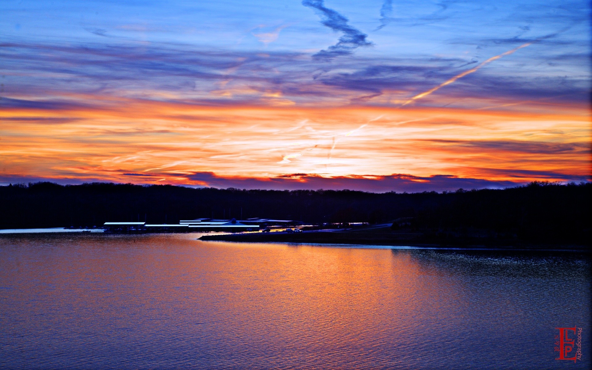 america sunset water dusk dawn evening sky outdoors reflection lake landscape nature travel