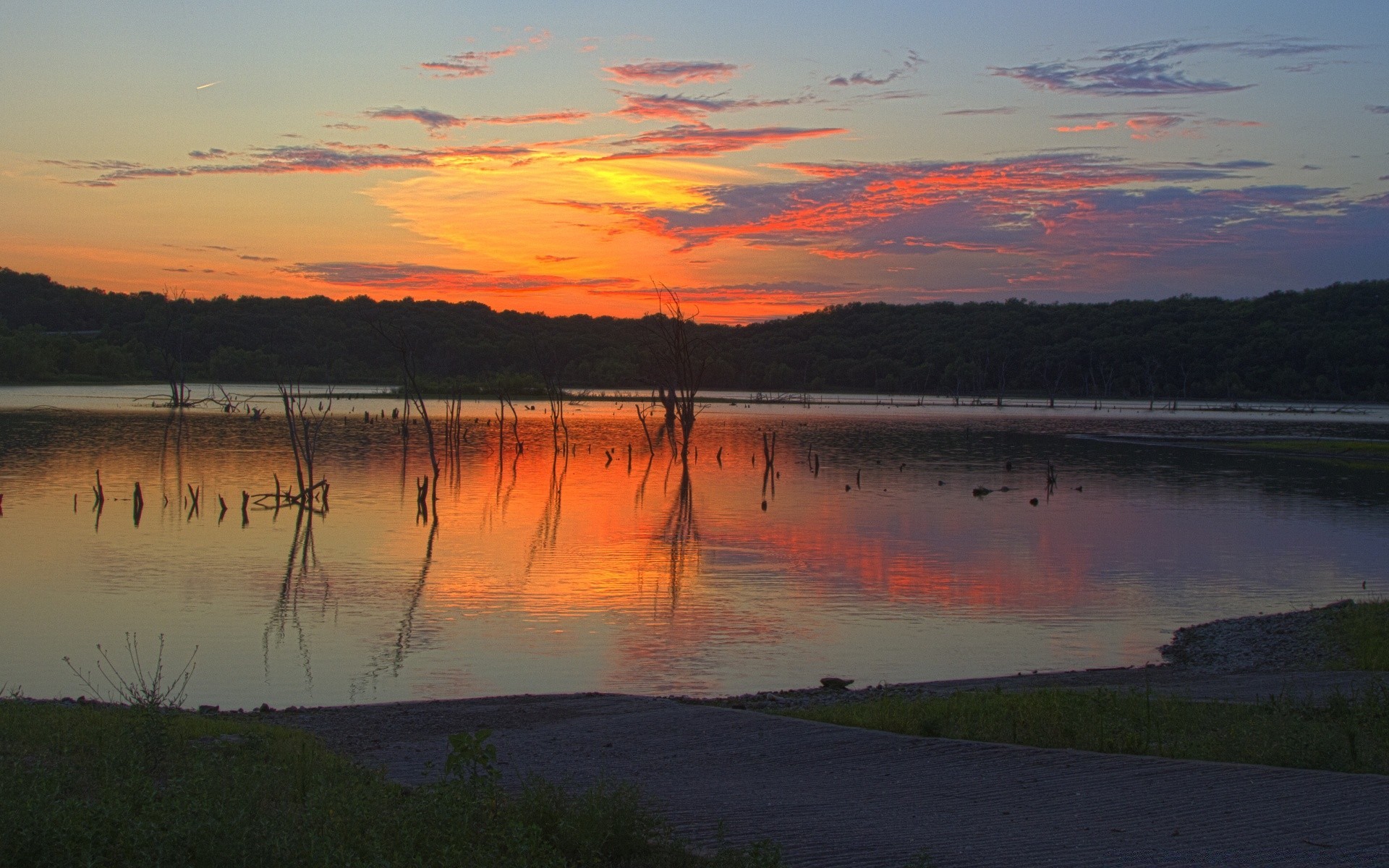 amerika wasser sonnenuntergang see dämmerung reflexion landschaft natur im freien himmel abend sommer fluss reisen dämmerung baum