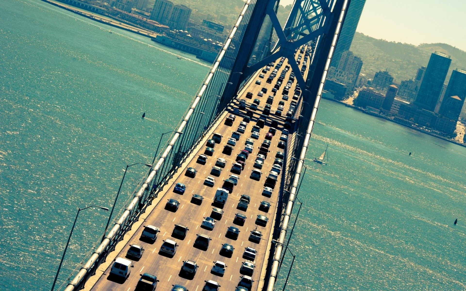 amerika reisen transportsystem stadt straße verkehr straße im freien städtisch wasser himmel architektur brücke geschäft