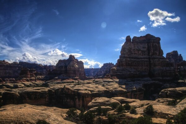 Carved rocks outdoors