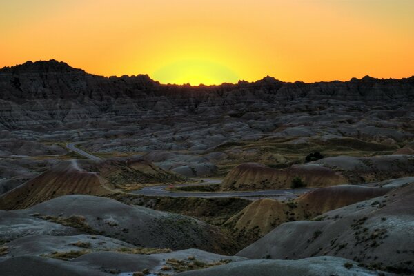 Paisagens espaciais americanas irreais