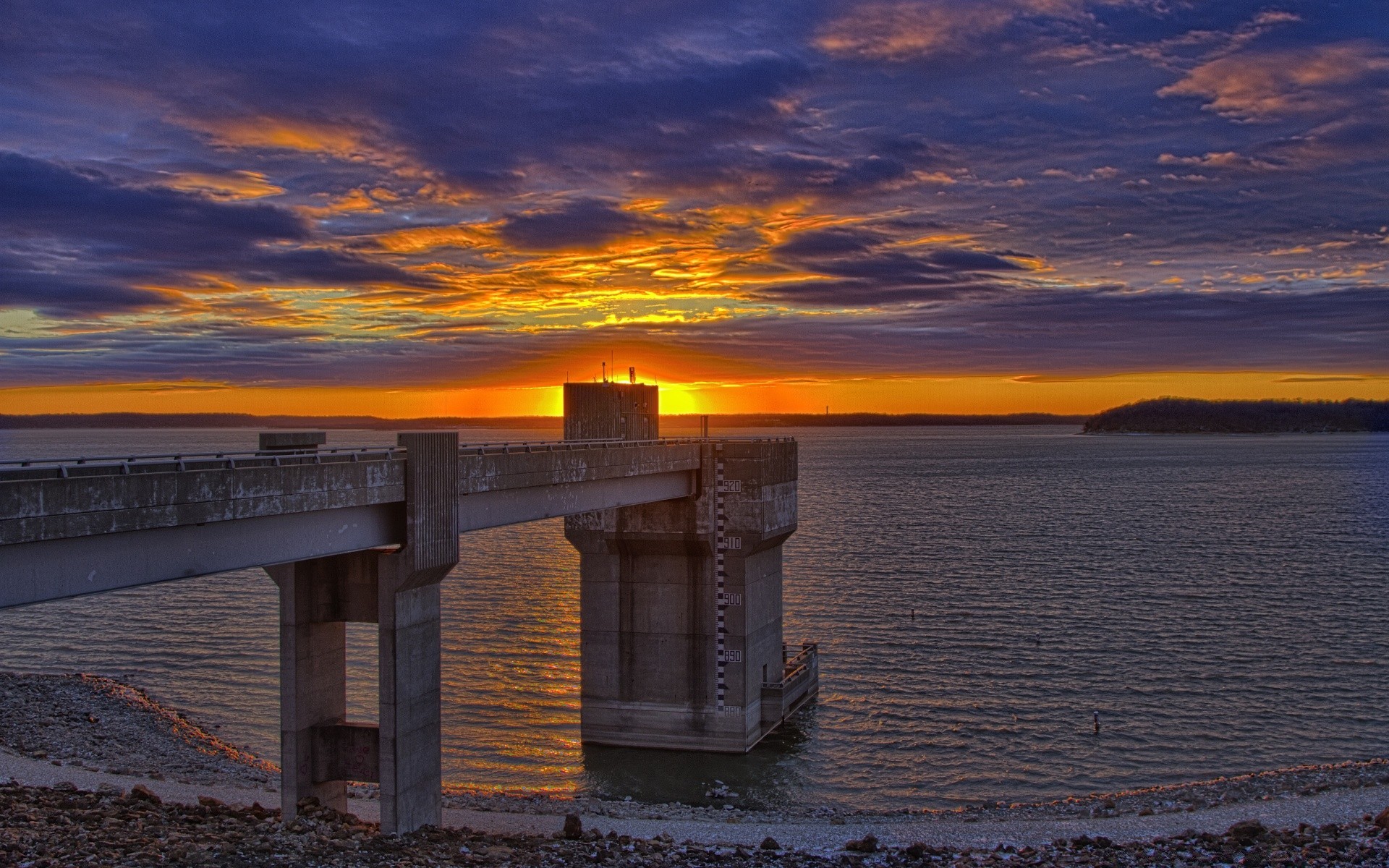 amérique eau coucher de soleil aube voyage pont lac soir ciel architecture mer à l extérieur paysage plage crépuscule