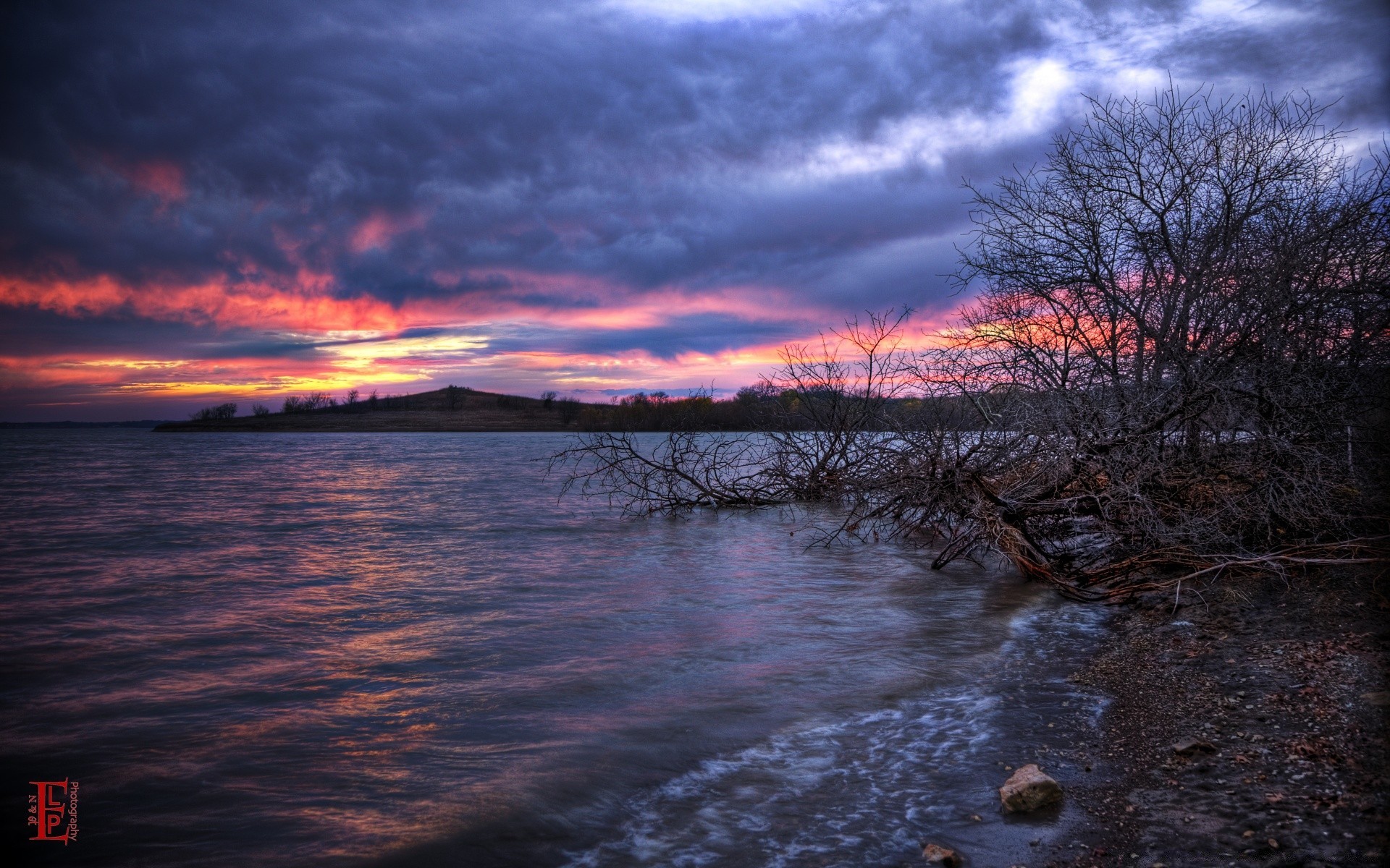 amérique coucher de soleil eau aube soir paysage crépuscule ciel nature réflexion lac rivière arbre en plein air