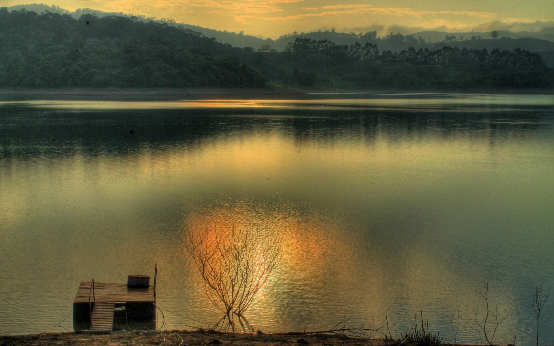 landscapes water dawn lake sunset river reflection landscape evening outdoors nature tree sky