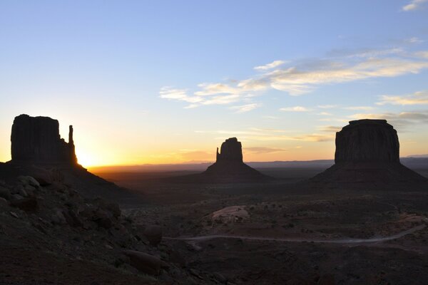 Landscapes of interesting trips to America