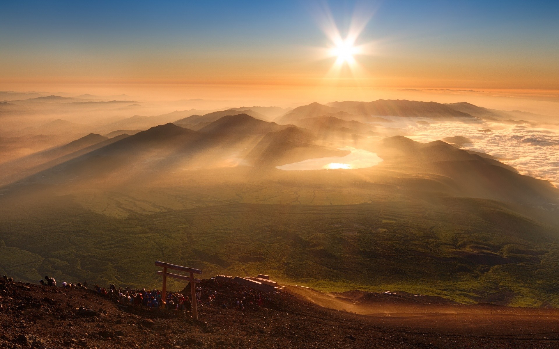 asia tramonto alba paesaggio sole cielo sera montagna viaggi natura bel tempo all aperto