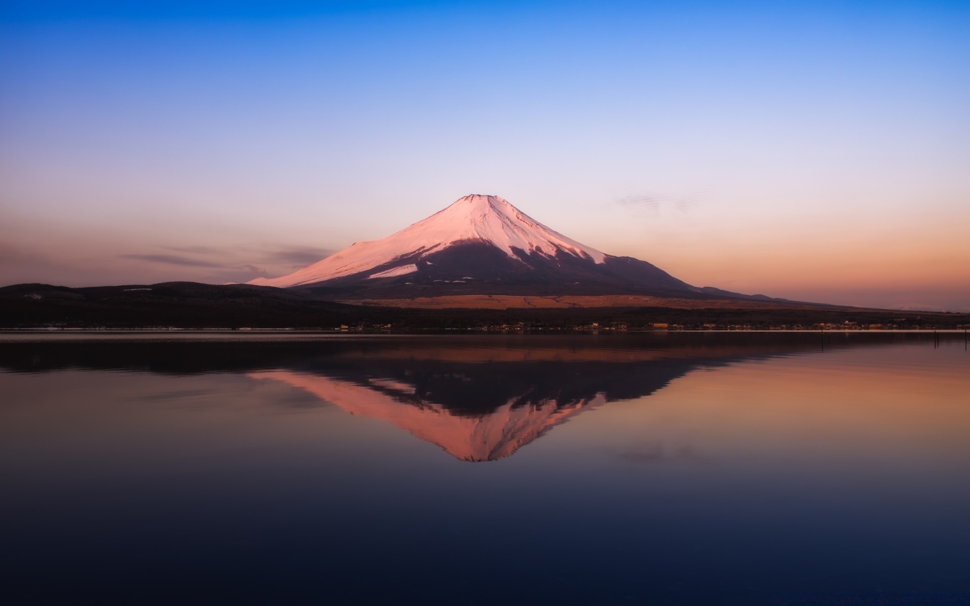 asien wasser sonnenuntergang dämmerung reisen himmel vulkan berge landschaft im freien see abend natur dämmerung reflexion schnee