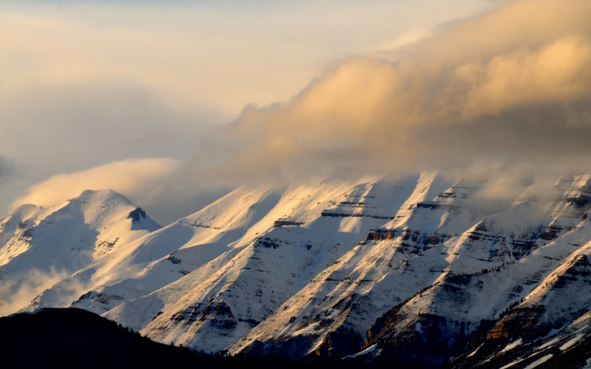 america snow sunset dawn winter mountain fog sky outdoors travel landscape ice nature evening