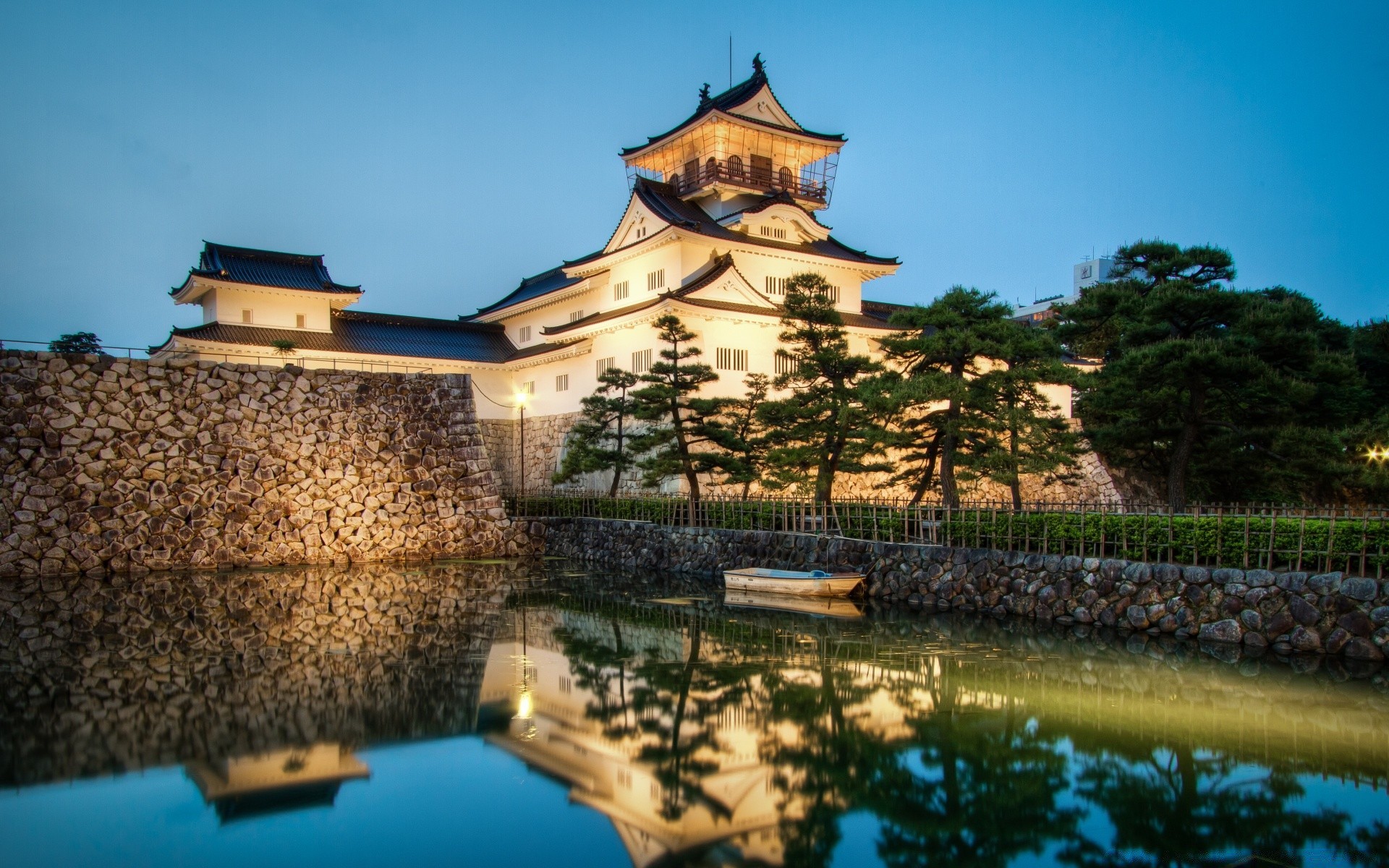 asien reisen architektur haus himmel wasser im freien baum urlaub tourismus traditionell haus stadt alt