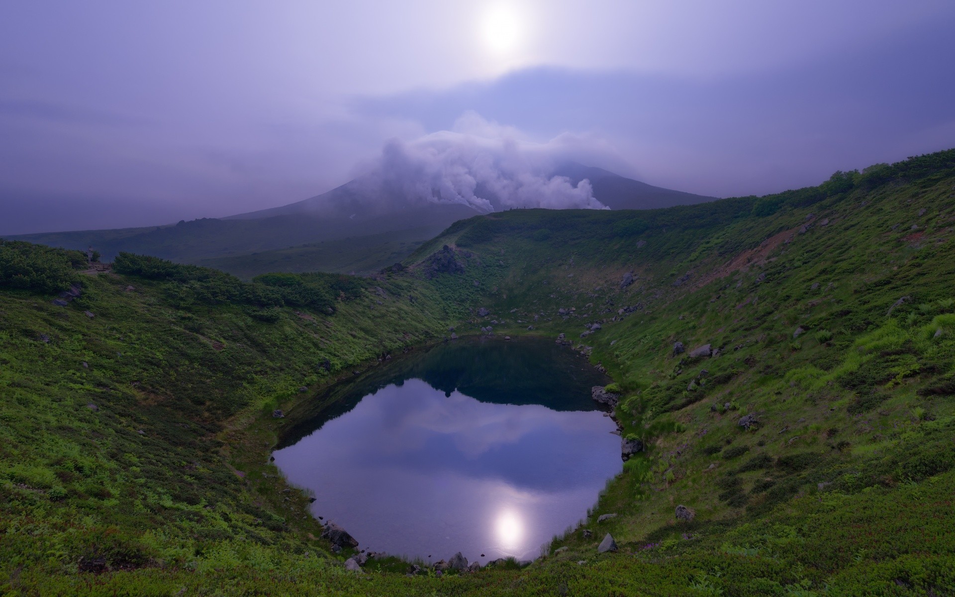 asia paisaje viajes montañas agua cielo al aire libre naturaleza niebla hierba amanecer