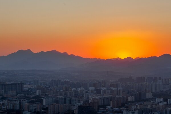 A new day with a beautiful sunrise