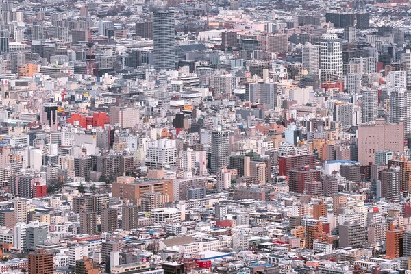 Megapolis from a bird s-eye view