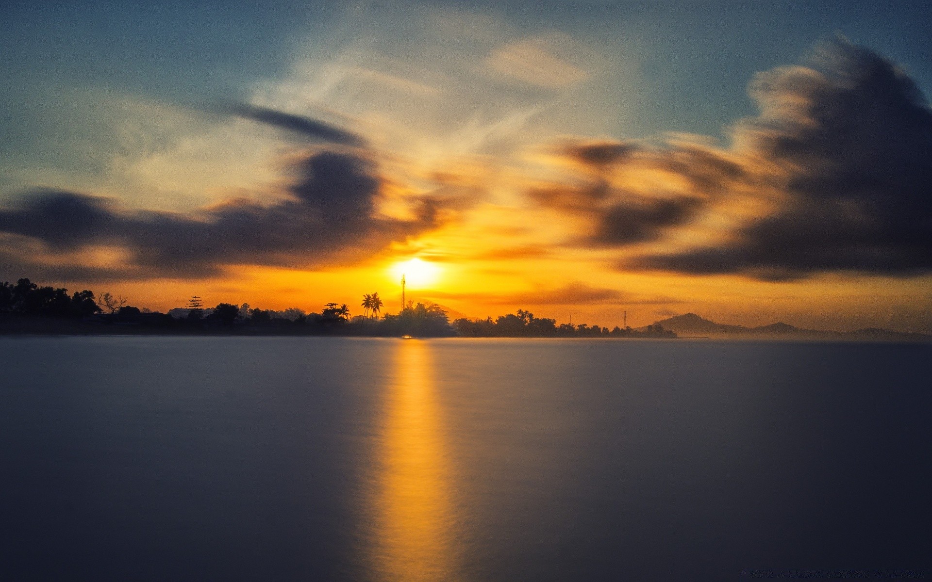 asie coucher de soleil aube eau soleil soir crépuscule réflexion paysage lac ciel mer plage lumière