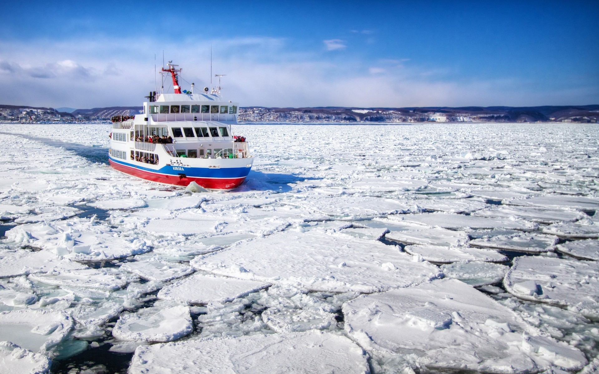 asien schnee winter meer eis wasser reisen im freien himmel natur frostig gefroren ozean landschaft kälte meer transportsystem