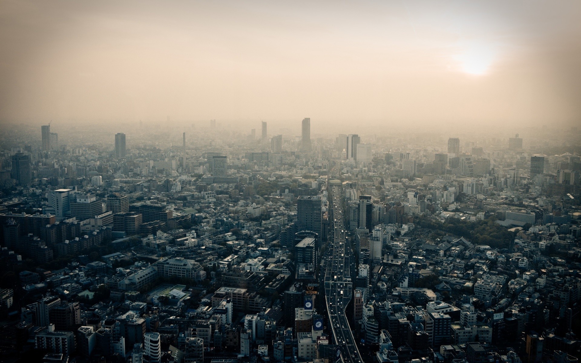 asie ville skyline architecture ville gratte-ciel centre-ville voyage maison smog urbain