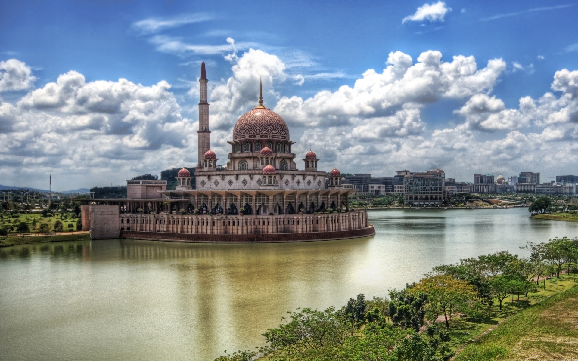 asien architektur haus reisen fluss stadt himmel wasser reflexion tourismus kuppel sehenswürdigkeit im freien