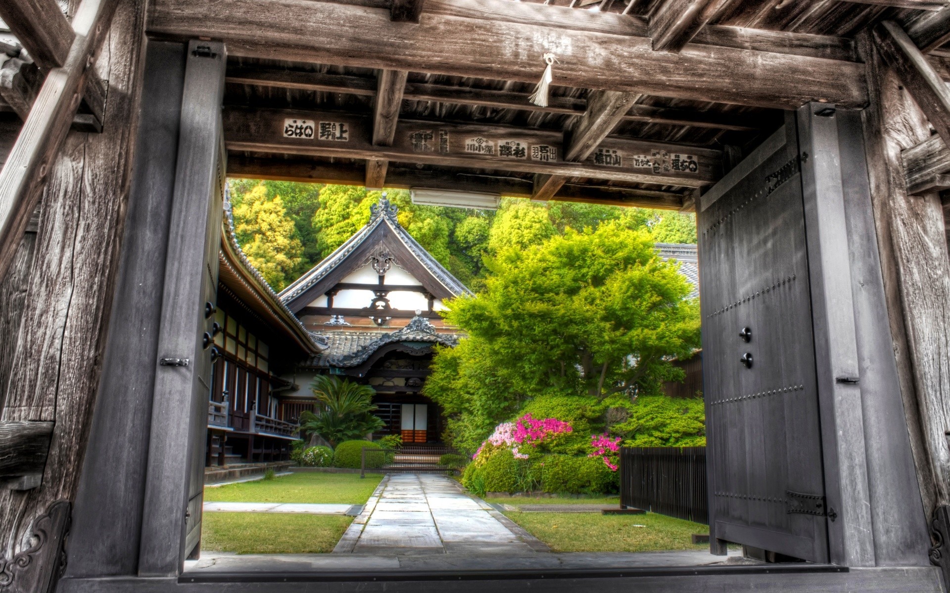 asia architecture building house wood outdoors travel home old door wooden entrance construction