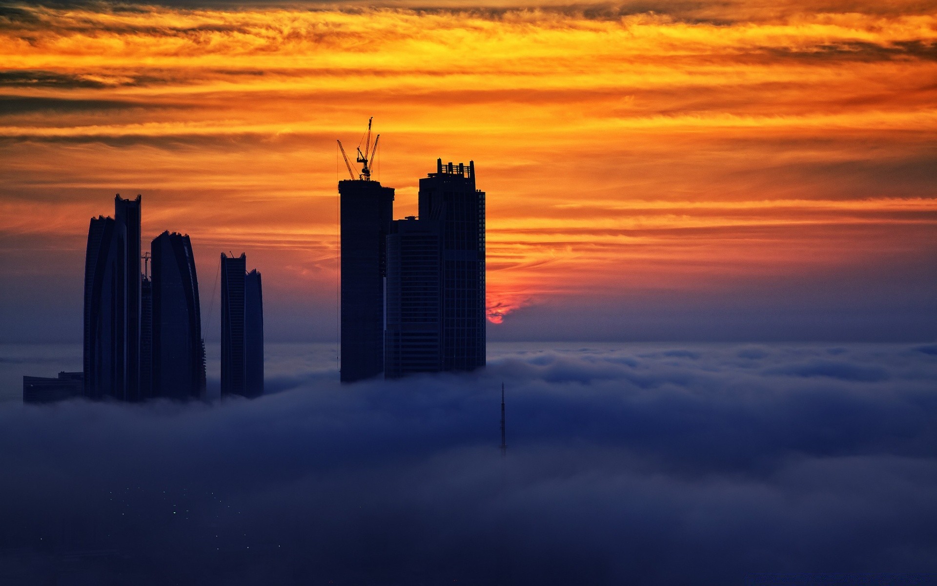 asia sunset dawn sky evening dusk silhouette light landscape outdoors travel skyline sun water beach city backlit cloud sea architecture