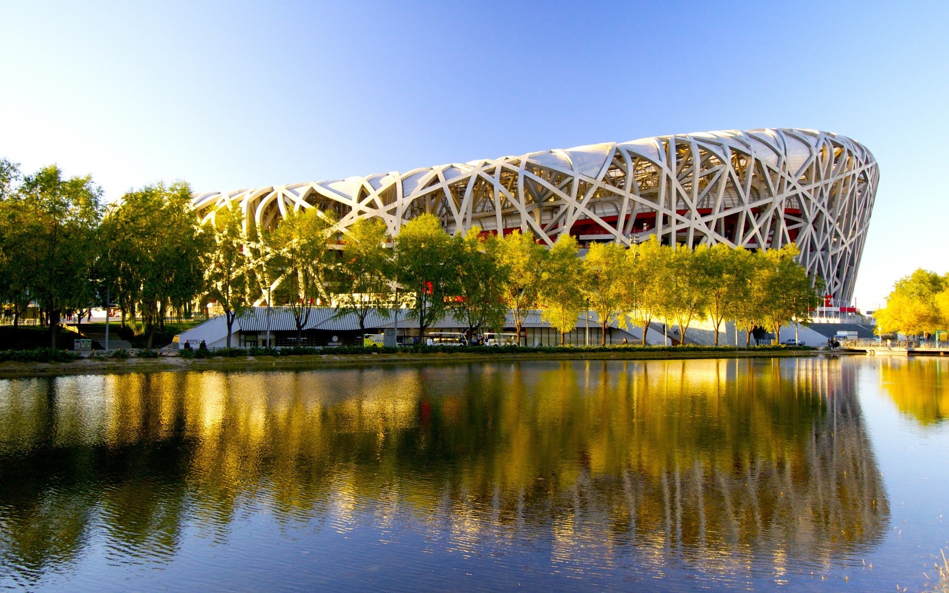 asia water sky river reflection bridge outdoors travel nature summer architecture tree lake