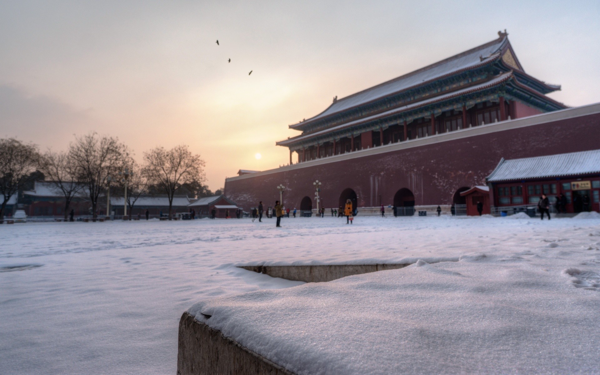 asien schnee winter reisen eis kälte architektur im freien tageslicht gefroren haus museum himmel baum wasser landschaft wetter