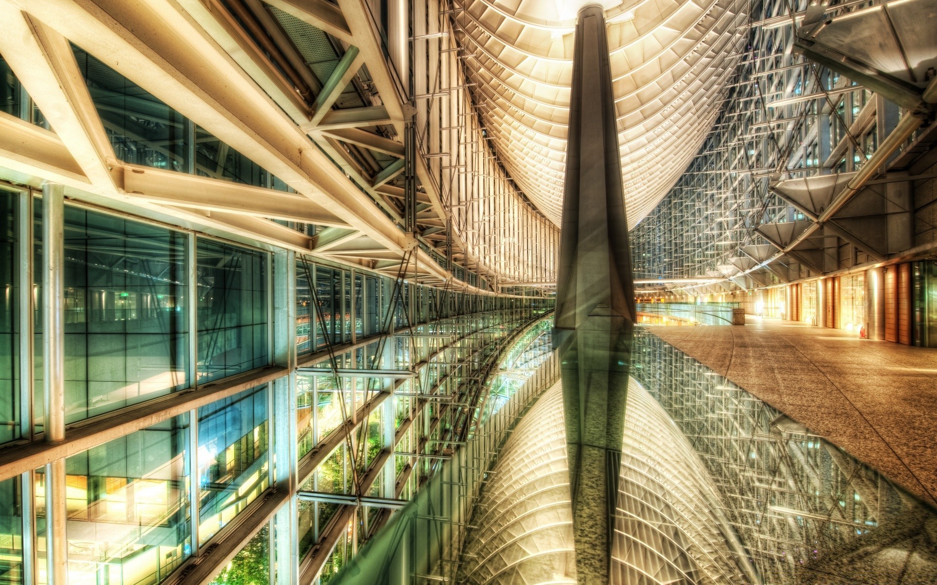 asia glass architecture indoors business steel modern building reflection travel ceiling futuristic urban expression construction perspective